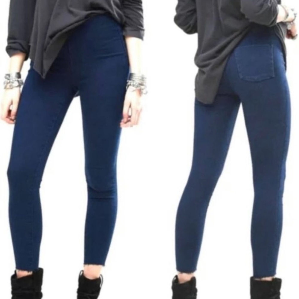 Free People High Waisted Jeggings Leggings